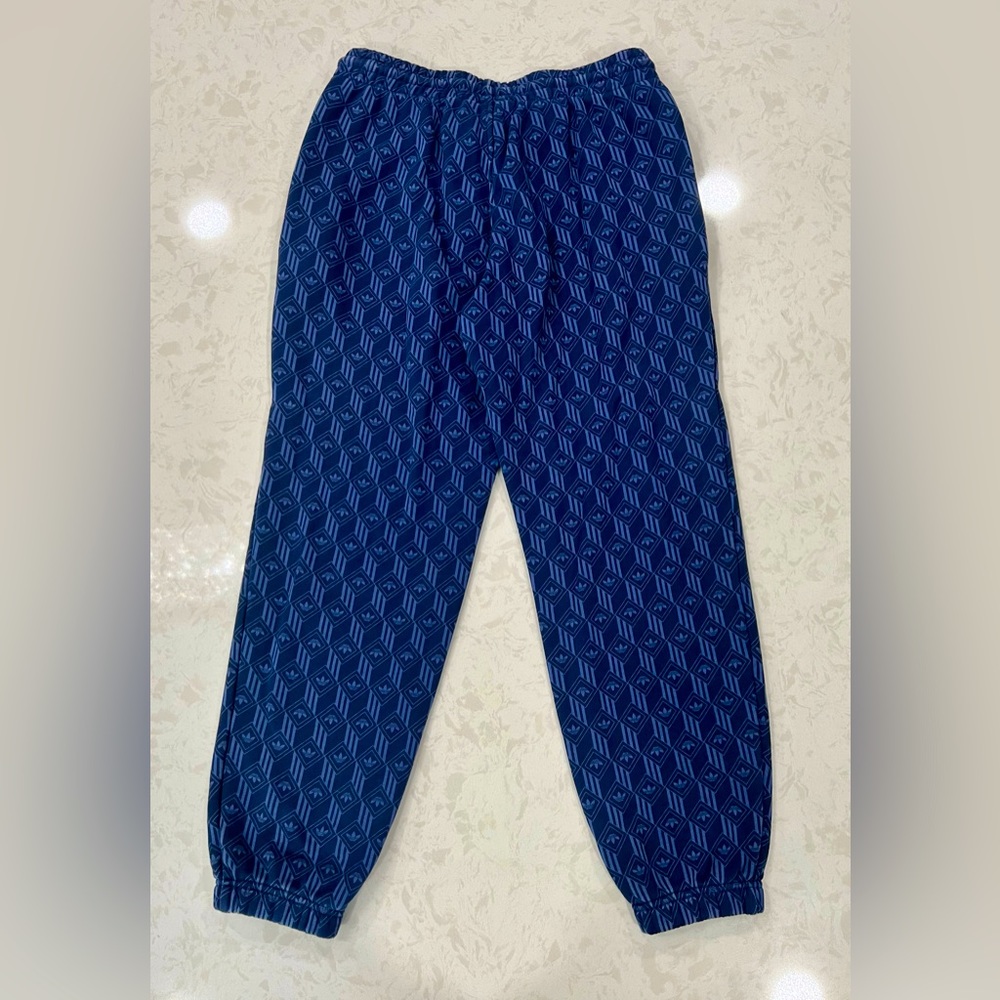 ADIDAS Originals Monogram Track Pants - Night Marine - Men’s Large - Like New - Picture 7 of 9